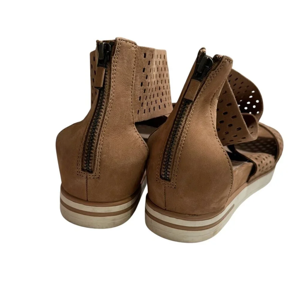 Eileen Fisher Womens Sport P Perforated Nubuck Sandals size 11 Lk Nw!! $235‎